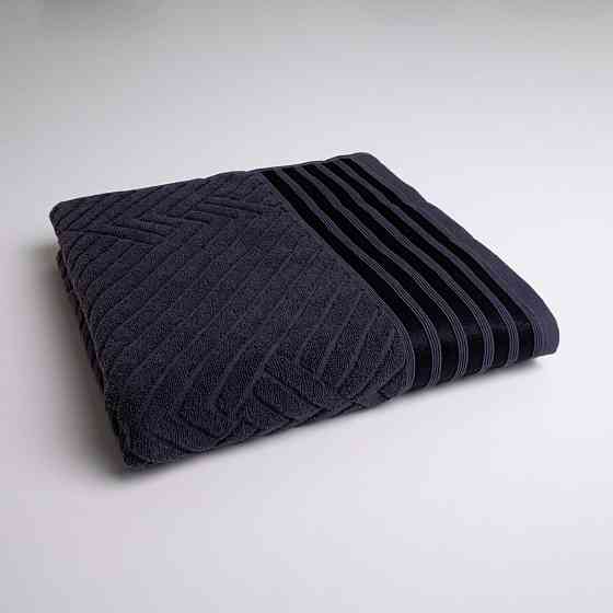 Комплект махровых полотенец SOFT 2шт GM Textile 50х90см, 70х140см 500г/м2 (Графитовый) Сумы