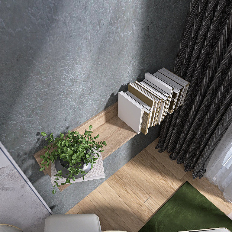 Полиця навісна Еверест ПЛН-1 Лайт Дуб сонома (DTM-4665) Дніпро - фото 3