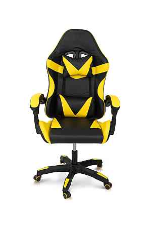 Крісло геймерське Слім, чорний/жовтий Київ
