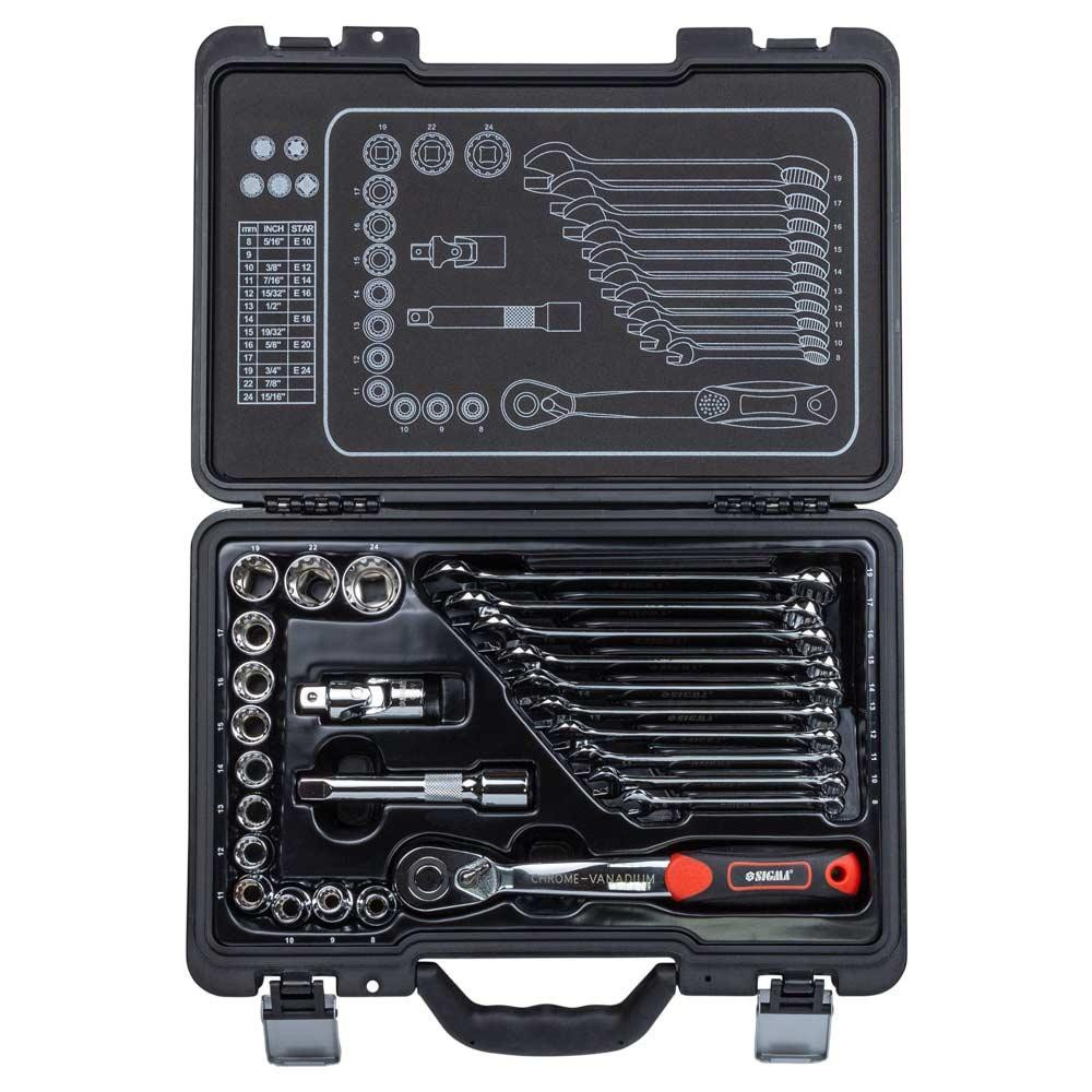 Набір насадок торцевих 1/2" + аксесуари 26 шт. CrV Taiwan ULTRA (700026z) Київ - фото 4