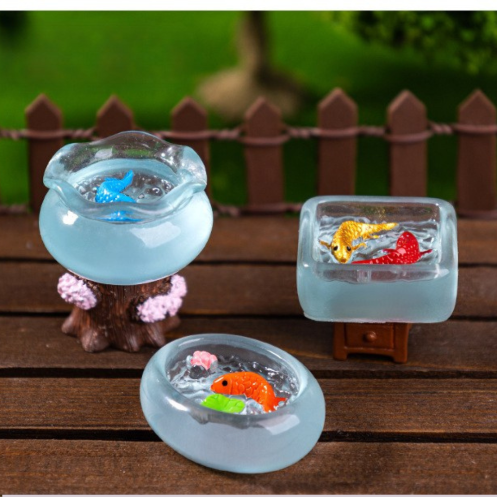 Мініатюрна фігурка акваріум  для флораріуму, міні-саду, мініатюри, хендмейду Одесса - изображение 6