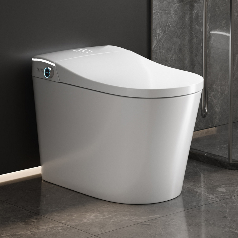 Розумний унітаз-біде (смарт-унітаз) T-9013 з українським голосовим помічником, P-trap 180 (випуск у стіну), підігрів сидіння, Київ - фото 1