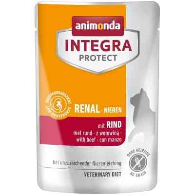 Влажный корм для кошек Animonda Integra Protect Renal pouches with beef при болезнях почек (4017721866330) Винница