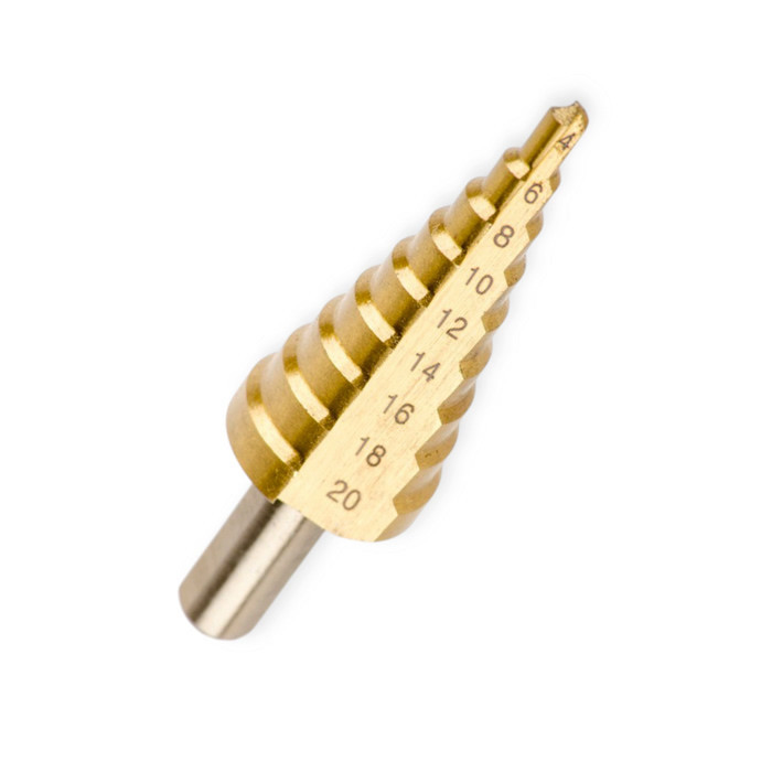 Сверло ступенчатое 4-20 мм, сталь HSS Мукачево - изображение 4