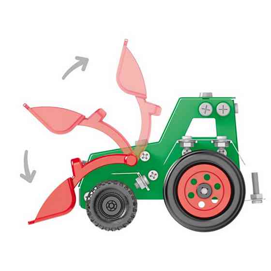 Дитячий металевий конструктор 1799TXK 140 деталей Вінниця