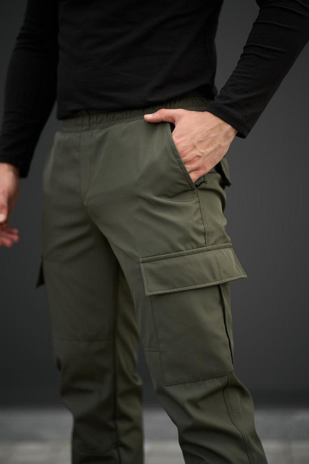 Чоловічий костюм Intruder Softshell куртка спортивна і штани карго весна осінь хакі Одеса - фото 8