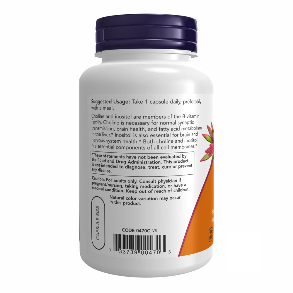 CHOLINE & INOSITOL 250/250mg - 100 vcaps Луцк - изображение 3