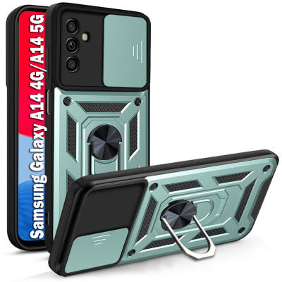 Чохол до мобільного телефона BeCover Military Samsung Galaxy A14 4G SM-A145/A14 5G SM-A146 Dark Green (709147) Вінниця - фото 1