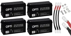 4x Акумулятор Volt OPTI VRLA AGM 12V 150 Ah + 3x przewód do łączenia 3SPZC21726 12V/24V/48V magazyn energii Київ - фото 1
