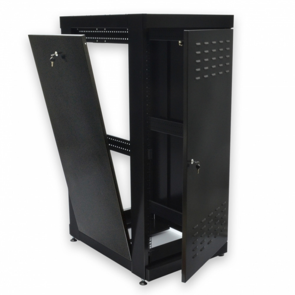 Шафа серверна CMS 24U 610 х 865 UA-MGSE2468MB посилена для мережевого обладнання Київ - фото 4