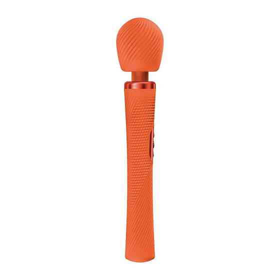 Вібромасажер Fun Factory VIM Vibrating Wand Orange, суперпотужний та легкий, до 6 годин роботи Sex Aura Київ