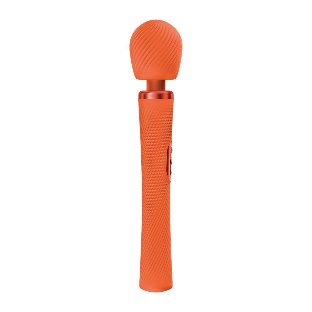 Вібромасажер Fun Factory VIM Vibrating Wand Orange, суперпотужний та легкий, до 6 годин роботи Sex Aura Київ - фото 1