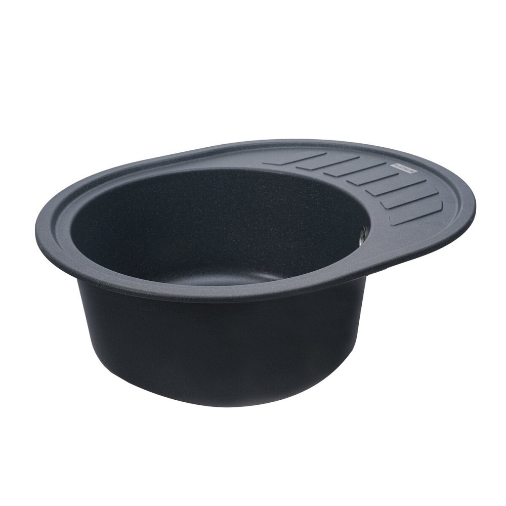 VALESO Гранітна мийка для кухні VALESO SOUL 6250 матова Антрацит Киев - изображение 4