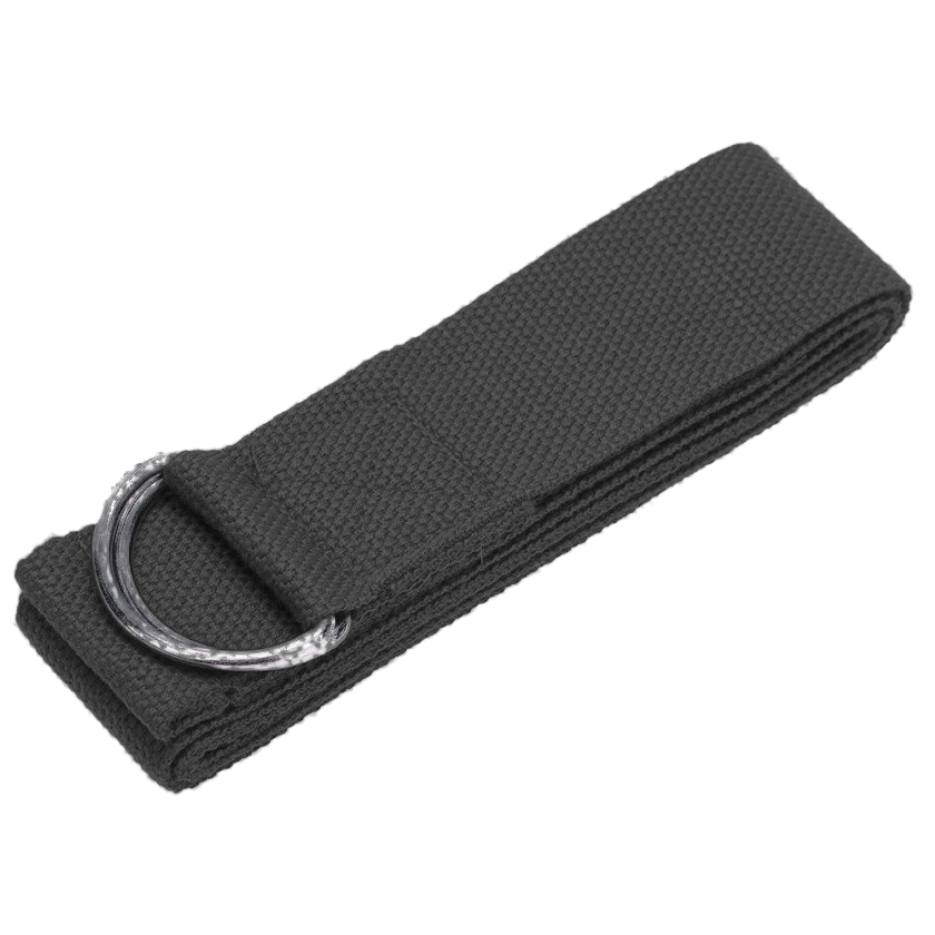 Ремінь для йоги PowerPlay PP_4409 183*3.8см. Чорний Кам'янське - фото 8