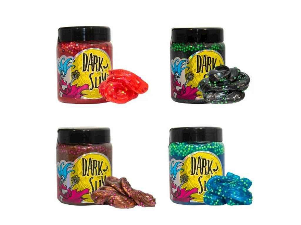Слайм Dark slime - з кульками -0,250 кг (укр) в асортименті 71831 ТМ STRATEG   Solmir Київ - фото 1