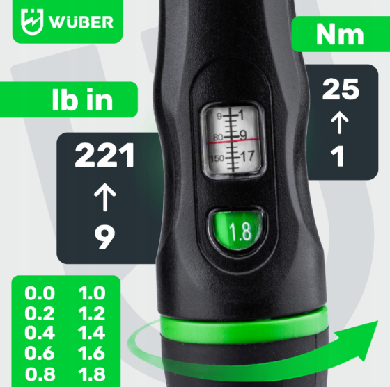 Динамометрический ключ 1/4