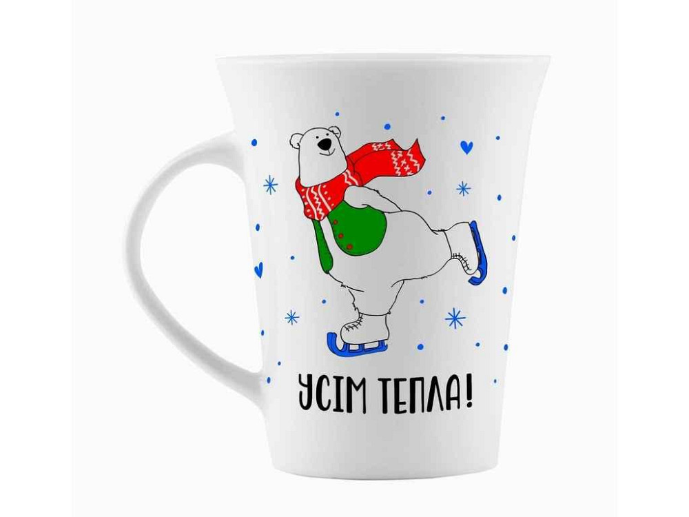 Чашка 360мл Всем тепла 2116 в под. коробке ТМ KVARTA Sollmir Киев - изображение 1
