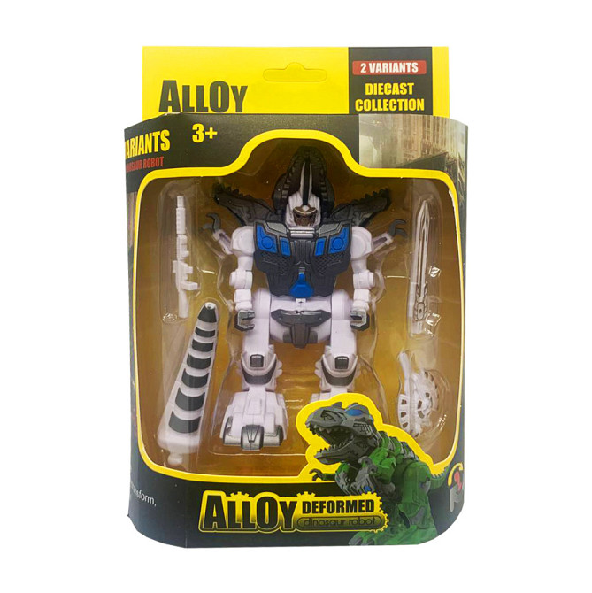 Дитячий трансформер Bambi 3275 робот+динозавр Білий Вінниця - фото 1