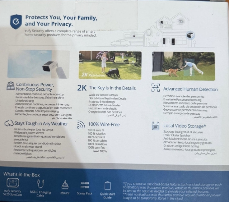 Wi-Fi камера Eufy SoloCam S220 Харків - фото 3