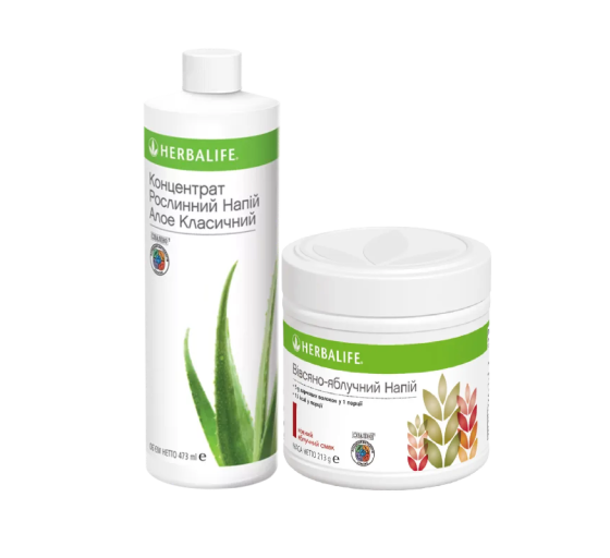 Програма Алоє  + Вян (Клітковина) Програма для зниження ваги Контроль ваги ,   Детокс очищення Гербалайф Herbalife Смаки на вибір Дніпро