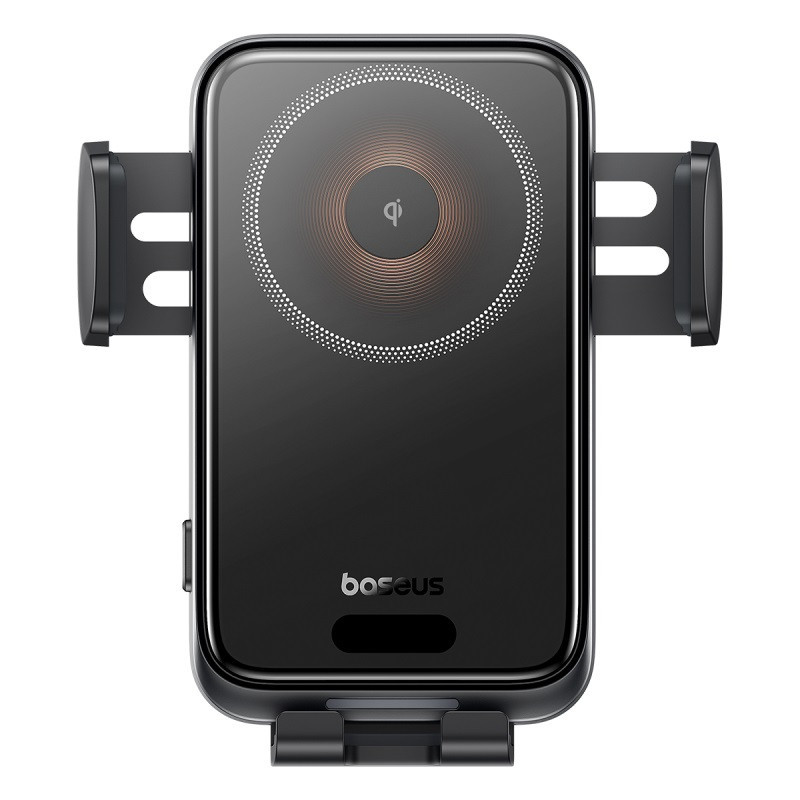 Автотримач для телефону з бездротовою зарядкою Baseus Cosmic Black Київ - фото 6