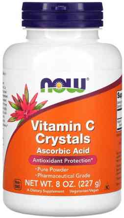 Вітамін С кристали Now Foods Vitamin C 227 грам Київ