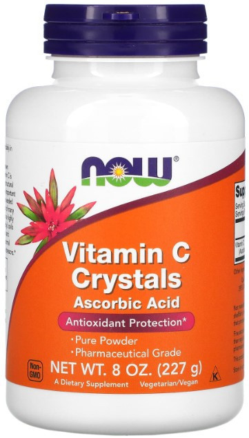 Вітамін С кристали Now Foods Vitamin C 227 грам Київ - фото 1