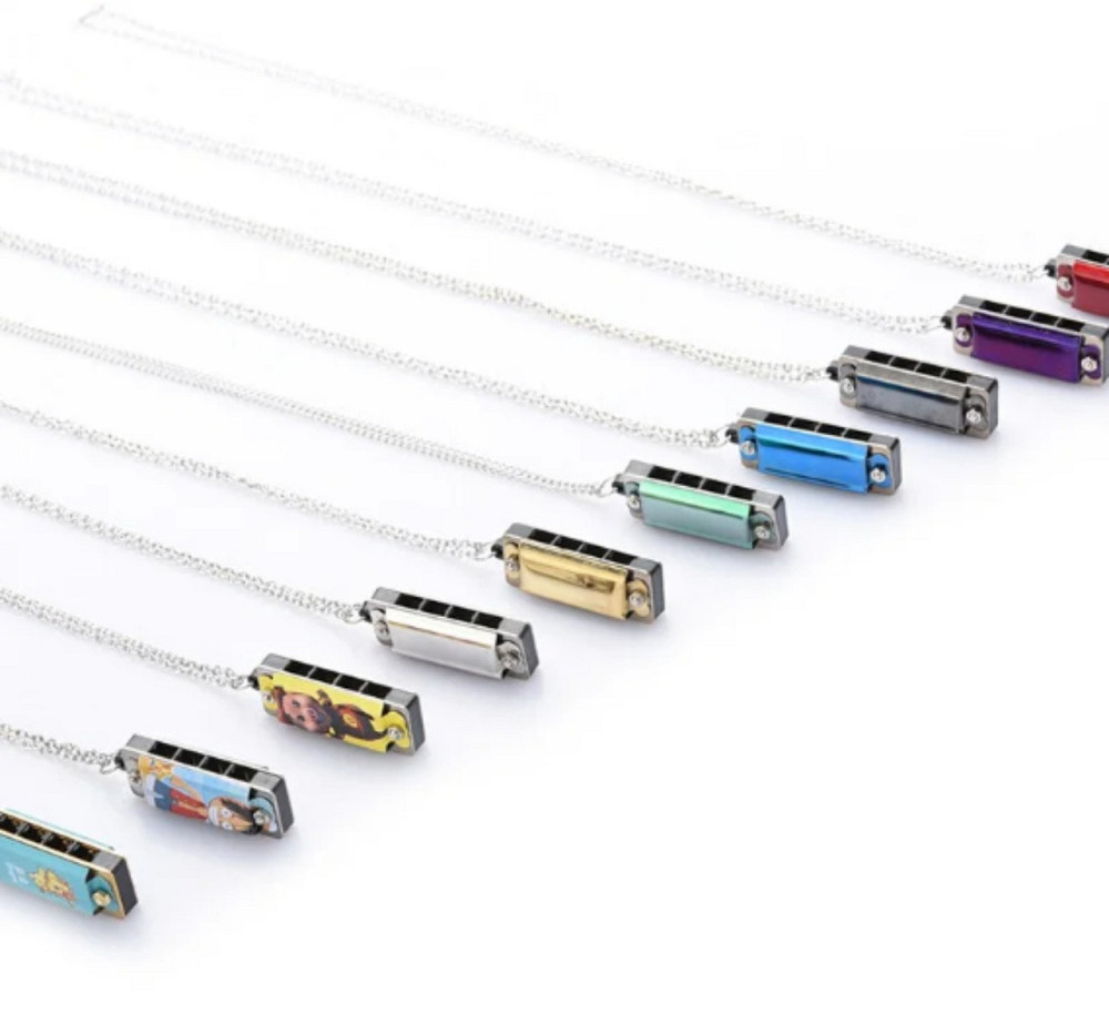 Кулон на цепочке Губная гармошка с 4 отверстиями Киев - изображение 2