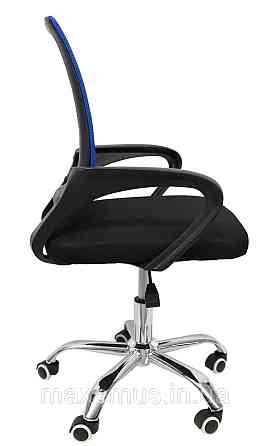 Офисное кресло для работы за компьютером B-619 ортопедическое кресло для дома и офиса синий Мостиська