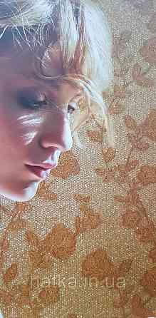 Шпалери вінілові на флізеліні AdaWall Signature1.06х10 квіти гілки листя структурне золотисте 3д Київ