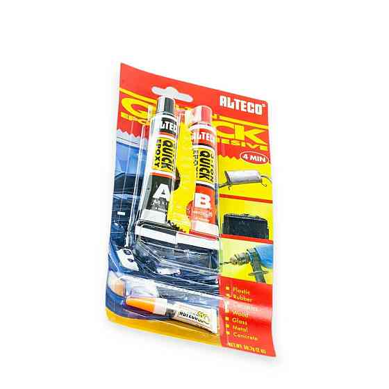 Клей двокомпонентний епоксидний Alteco 3 Ton Quick 4хв (56.7 гр) Мукачево