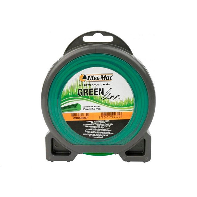 Струна Oleo-Mac 2,0*15м звездочка 63040267 Коломия - фото 2