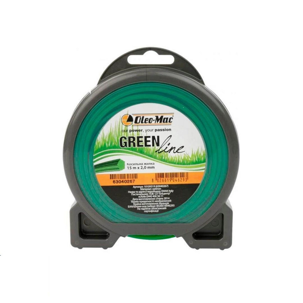 Струна Oleo-Mac 2,0*15м зірочка 63040267 Коломия - фото 2