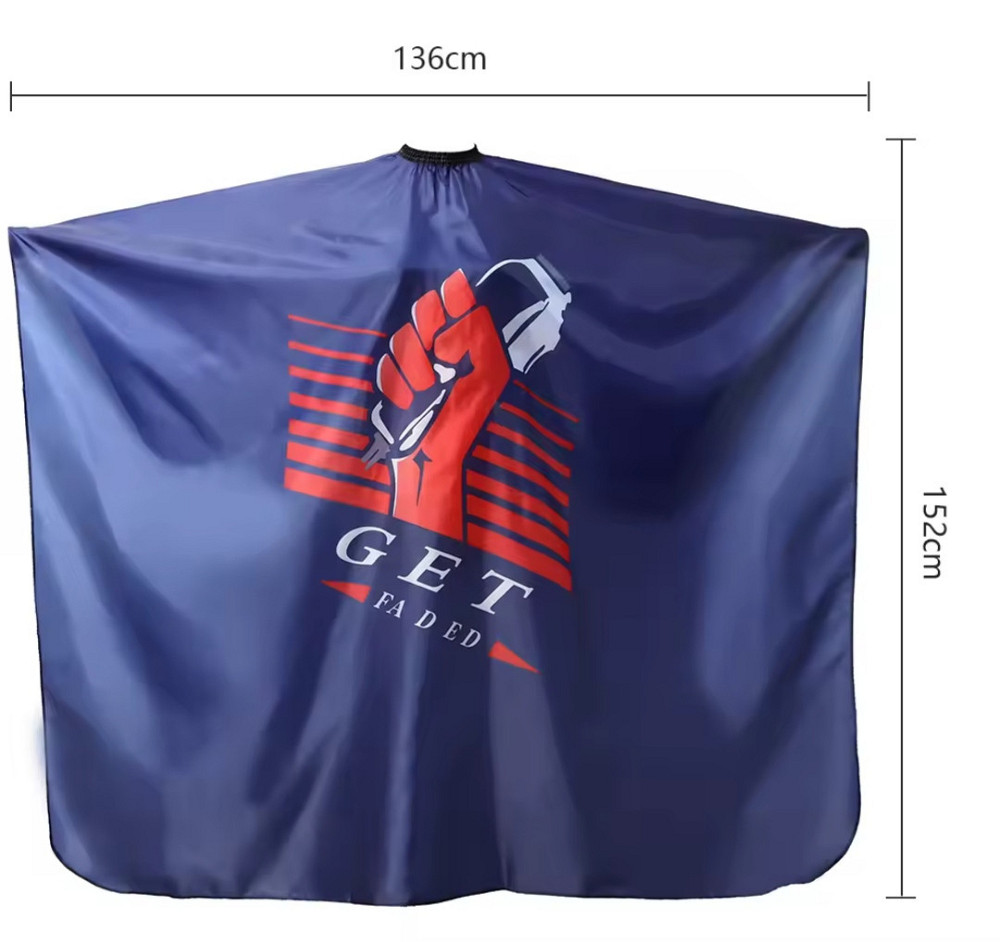 Парикмахерская накидка Get fa d ed для стрижки и покраски 136 на 152 см синий Киев - изображение 6