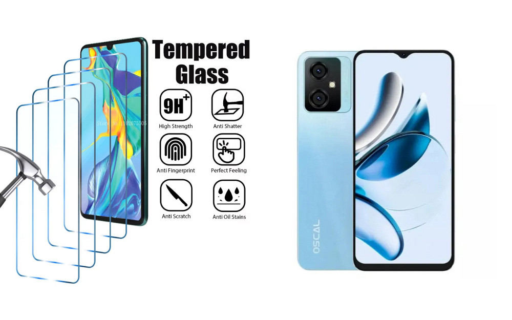 Захисне скло ArmorGlass для Blackview Oscal Tiger 10 – стійке до подряпин та ударів Київ - фото 1