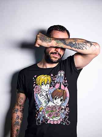 Футболка аниме Аниме Секаи Ікхи Хатсукои оверсайз (S/M/L) Черний AnimeJ0520 Днепр