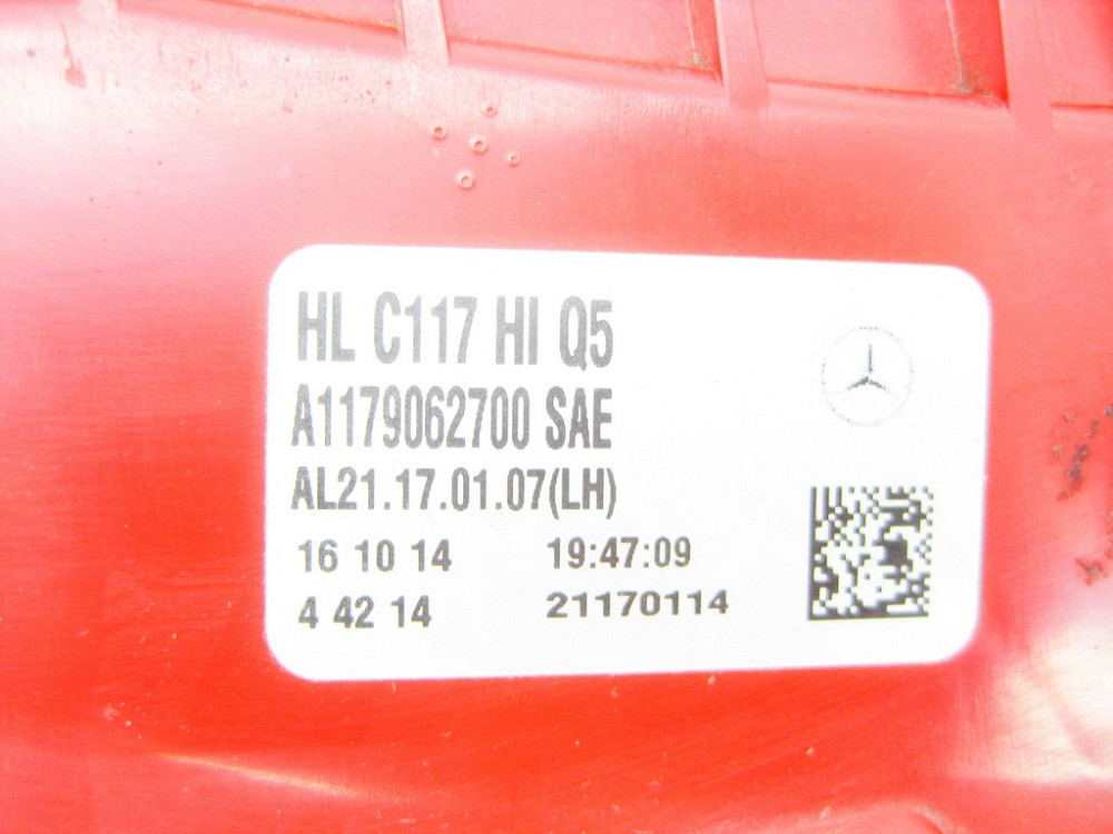 Mercedes-Benz  A1179062700 Ліхтар задній лівий USA тріщина CLA Shooting Brake X117 CLA C117 Одеса - фото 10
