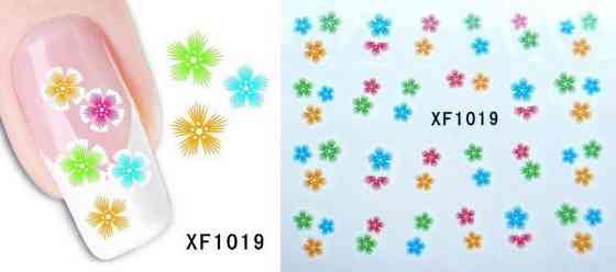 Наклейки для ногтей XF1019 Киев