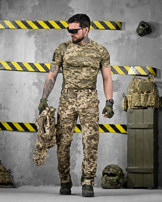 Літній еластичний тактичний костюм fragment 3в1 піксель ДЛ6475 Одеса - фото 4