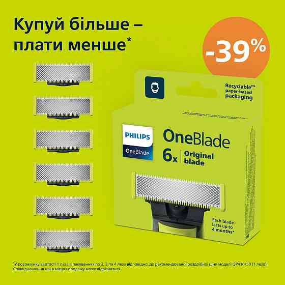 Змінне лезо Philips QP260/50 ( 13244 ) Харків