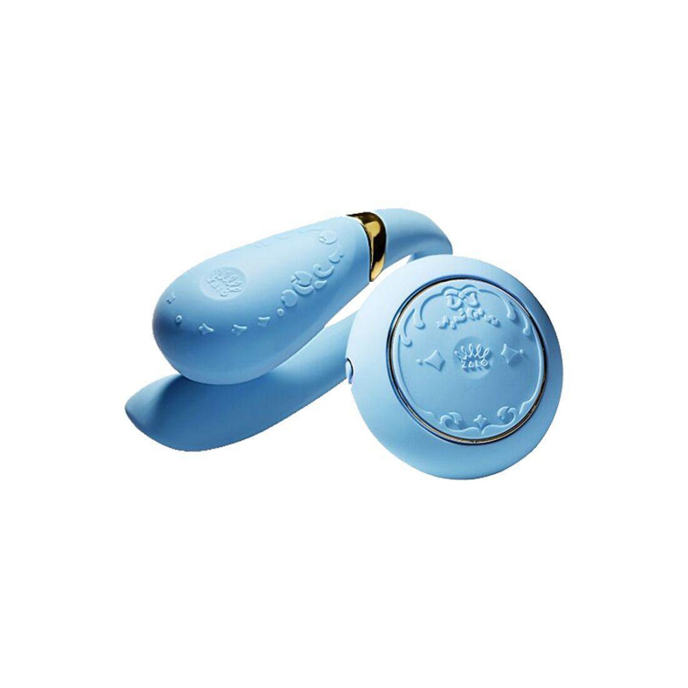 Смартвибратор для пар Zalo — Fanfan set Royal Blue, пульт ДУ Sex Aura Киев - изображение 1