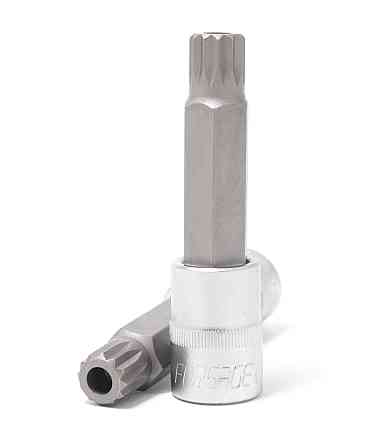 Головка 1/2" з насадкою Spline M5 12-променева L- 100мм Forsage F-34810005 Одеса