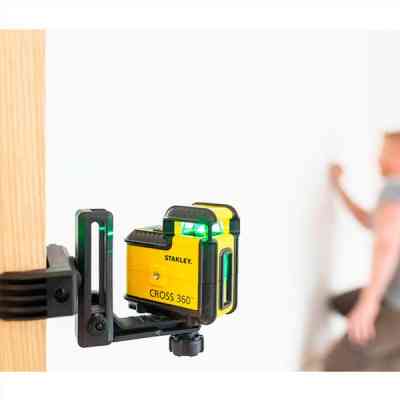 Лазерний нівелір Stanley Cross360, 4 батарейки тип АА, зелений промінь, 0.7 кг (STHT77594-1) Вінниця
