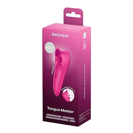 Вибростимулятор для клитора Satisfyer Tongue Master с язычком Sex Aura Киев
