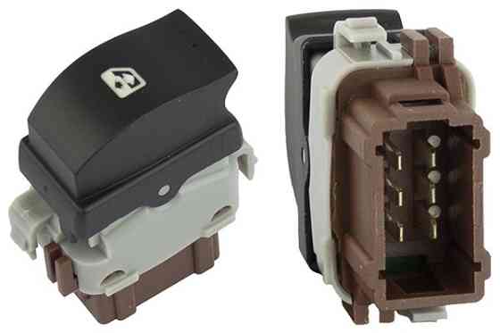 Кнопка склопідіймача лівих дверей GP Nissan Interstar 1 (8200242600) Київ