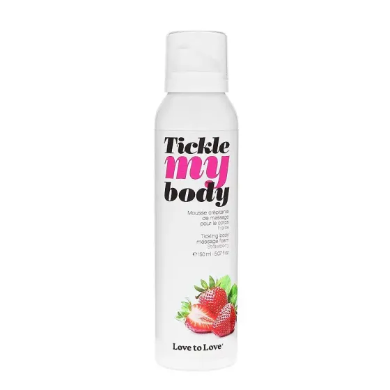 Масажна піна Love To Love TICKLE MY BODY Strawberry (150 мл) зволожувальна Львів