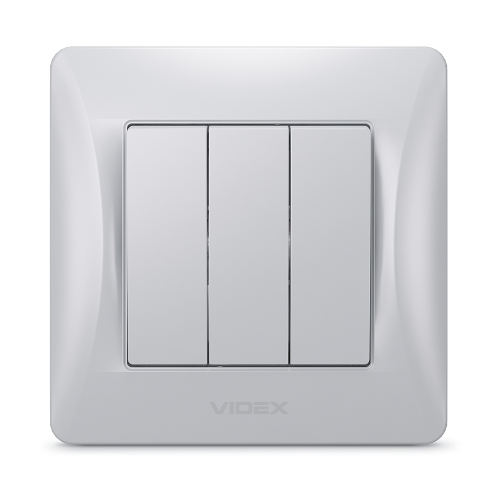 BINERA срібний шовк Вимикач внутрішній 3кл Videx Житомир - изображение 2