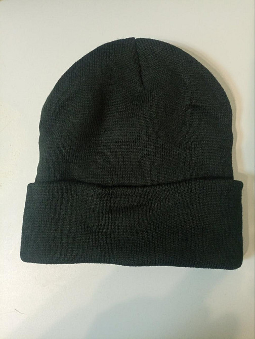 Шапка трикотажна акрилова чорна "ArtMas" Київ - фото 2