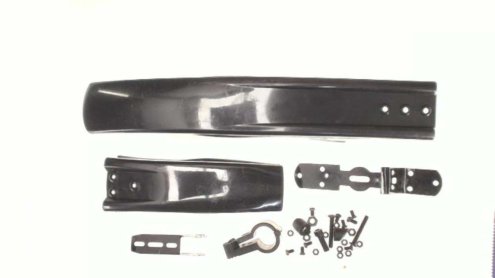 Крылья велосипедные (MTB) (черные, пластик, плоские) Мукачево - изображение 1