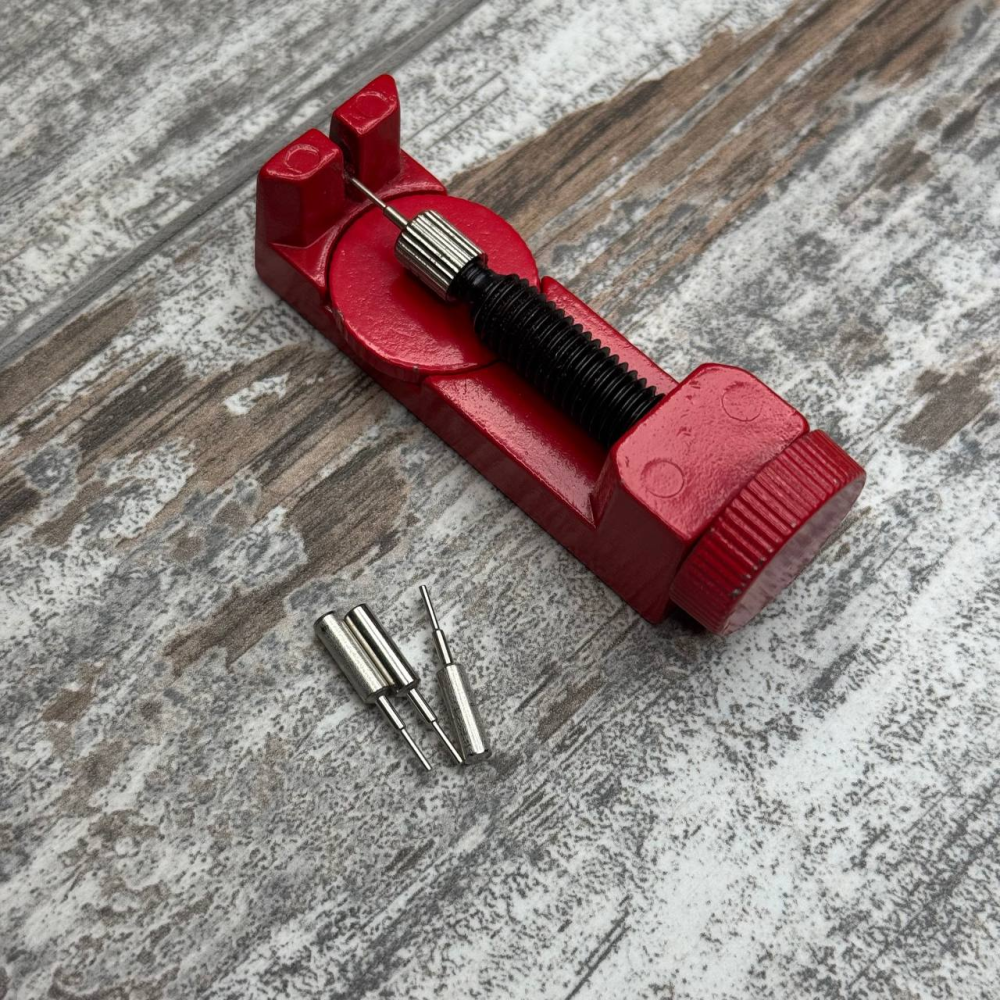 Затискач для регулювання довжини браслета годинника 40 мм, металевий інструмент для ремонту годинників Київ - фото 2